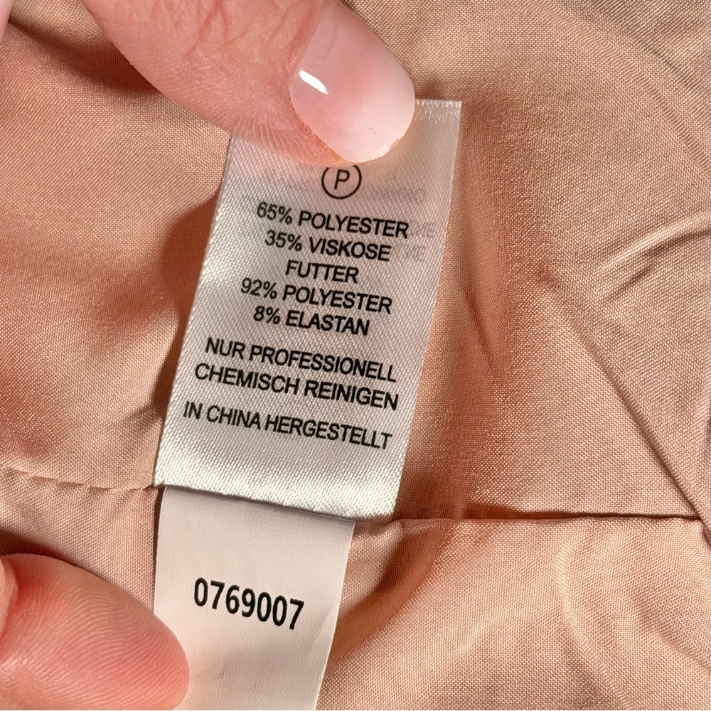 House of Harlow 1960 Jacquard Blazer | Blush Pink | XS - Picture 7 of 7